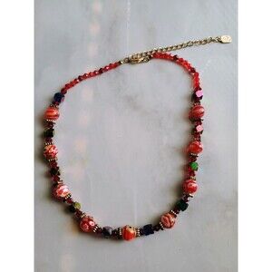 Vintage Murano Inspired Red Beaded Necklace From You And I